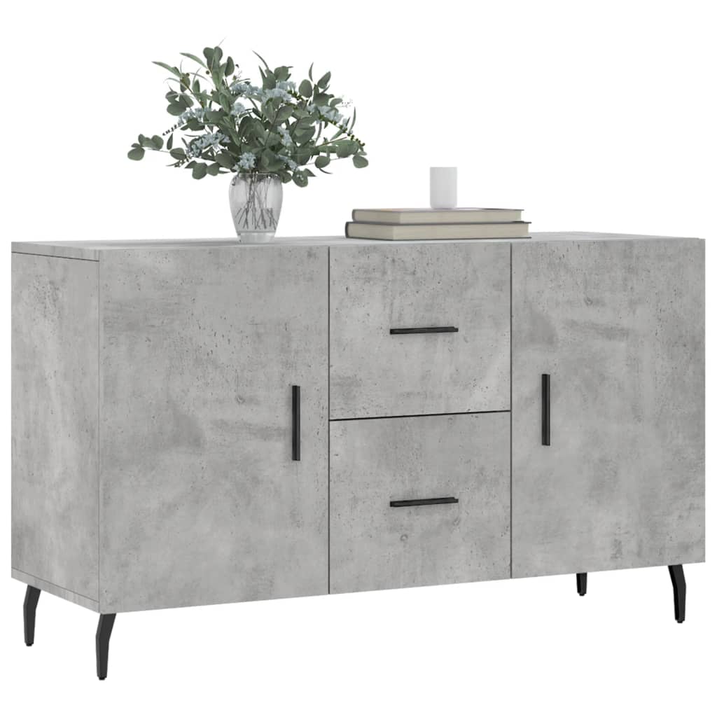 Sideboard | Concrete Grey | Engineered Wood, Metal | Medium | Modern