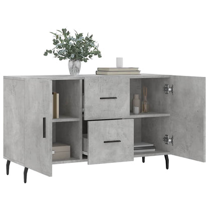 Sideboard Concrete Grey 100x36x60 cm Engineered Wood