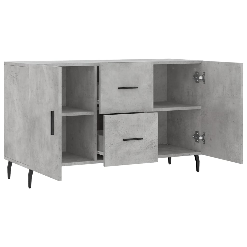 Sideboard | Concrete Grey | Engineered Wood, Metal | Medium | Modern