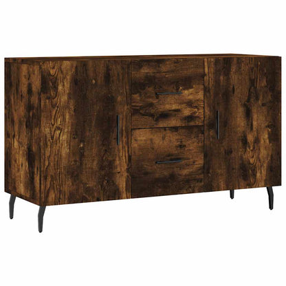 Sideboard Smoked Oak 100x36x60 cm Engineered Wood