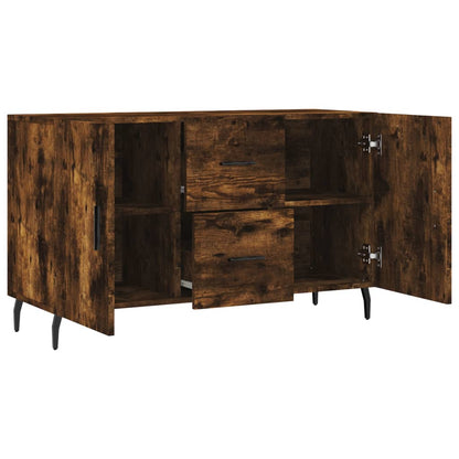 Sideboard | Smoked Oak | Engineered Wood | 100x36x60 cm | Sideboard