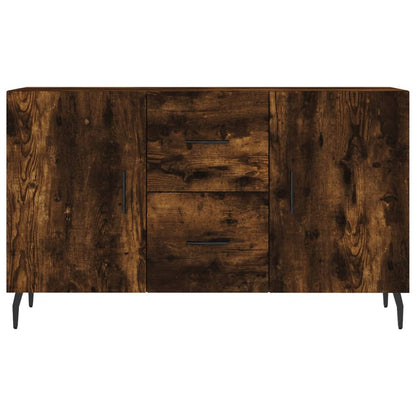 Sideboard | Smoked Oak | Engineered Wood | 100x36x60 cm | Sideboard