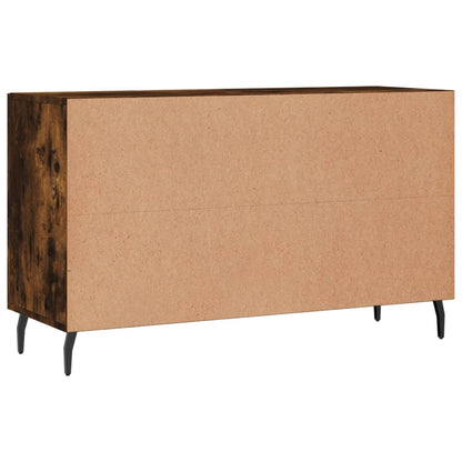 Sideboard | Smoked Oak | Engineered Wood | 100x36x60 cm | Sideboard
