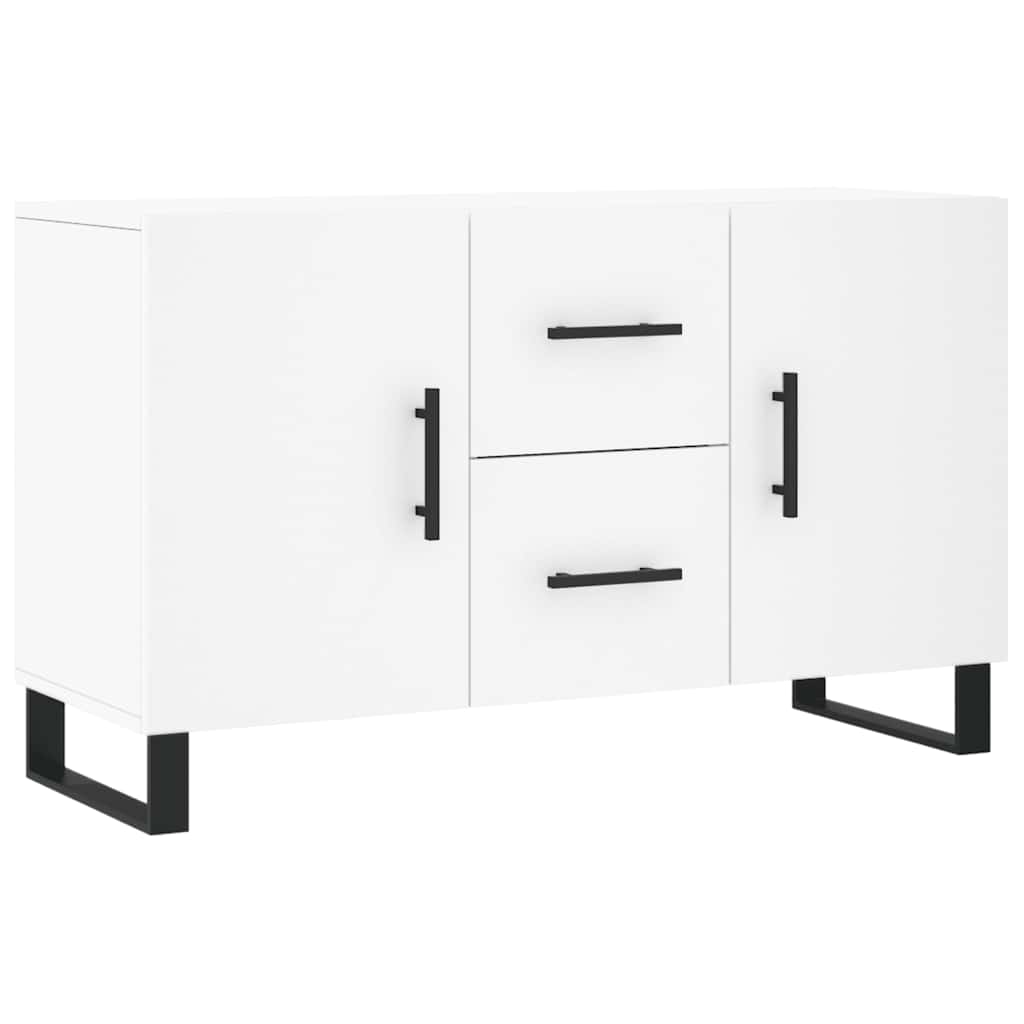 Sideboard White 100x36x60 cm Engineered Wood