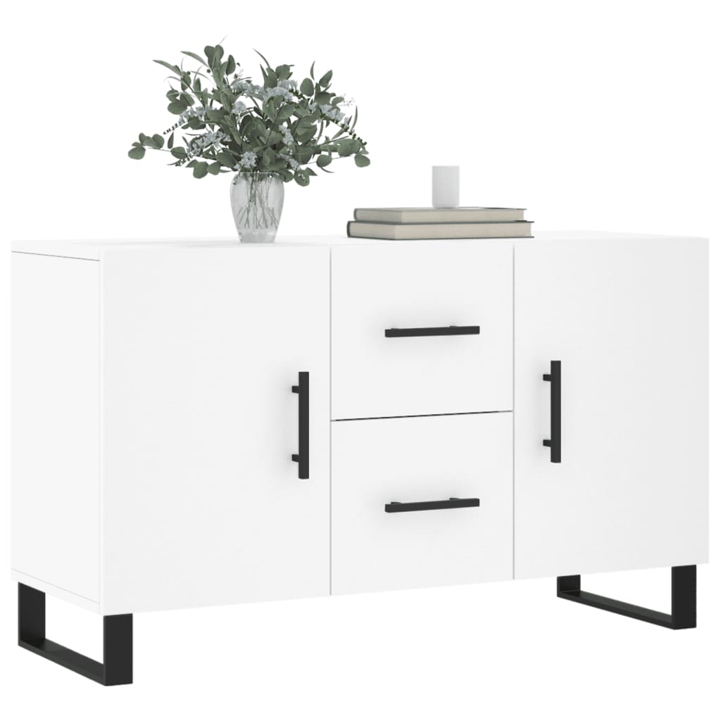 Sideboard | White | Engineered wood, metal | 100 cm | Sideboard