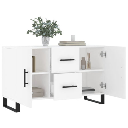 Sideboard | White | Engineered wood, metal | 100 cm | Sideboard