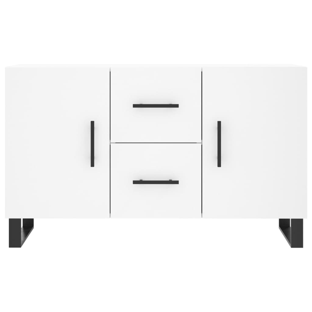 Sideboard | White | Engineered wood, metal | 100 cm | Sideboard