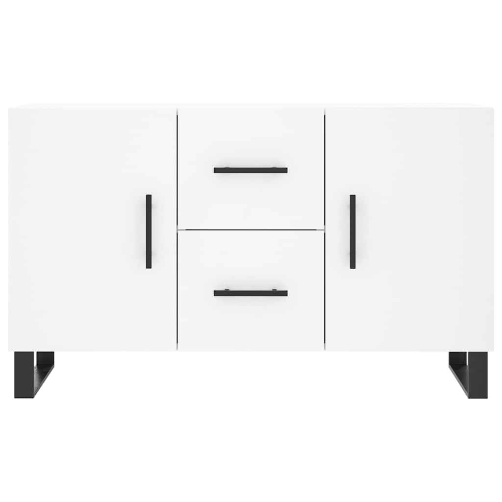 Sideboard White 100x36x60 cm Engineered Wood
