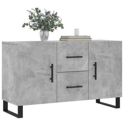 Sideboard | Concrete Grey | Engineered wood, Metal | 100cm x 36cm x 60cm