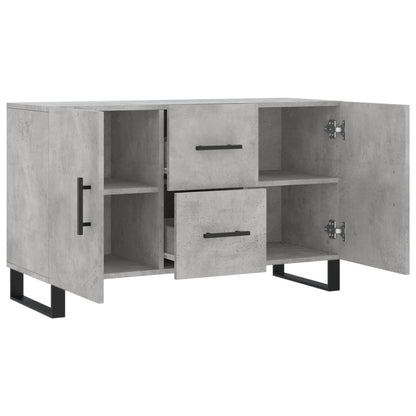 Sideboard | Concrete Grey | Engineered wood, Metal | 100cm x 36cm x 60cm