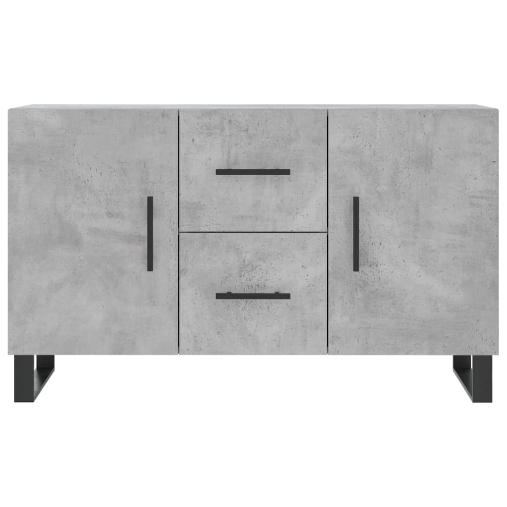 Sideboard | Concrete Grey | Engineered wood, Metal | 100cm x 36cm x 60cm