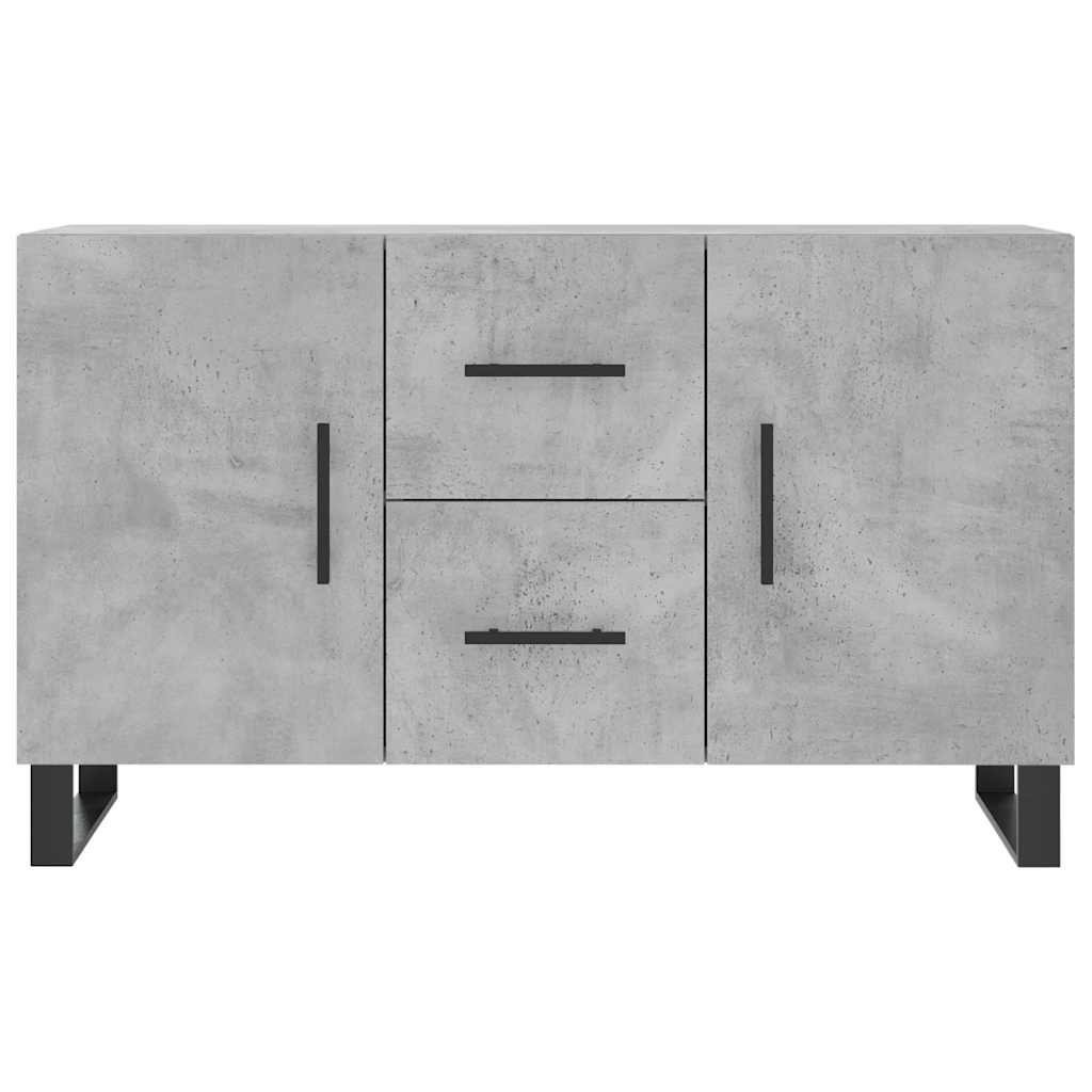 Sideboard Concrete Grey 100x36x60 cm Engineered Wood