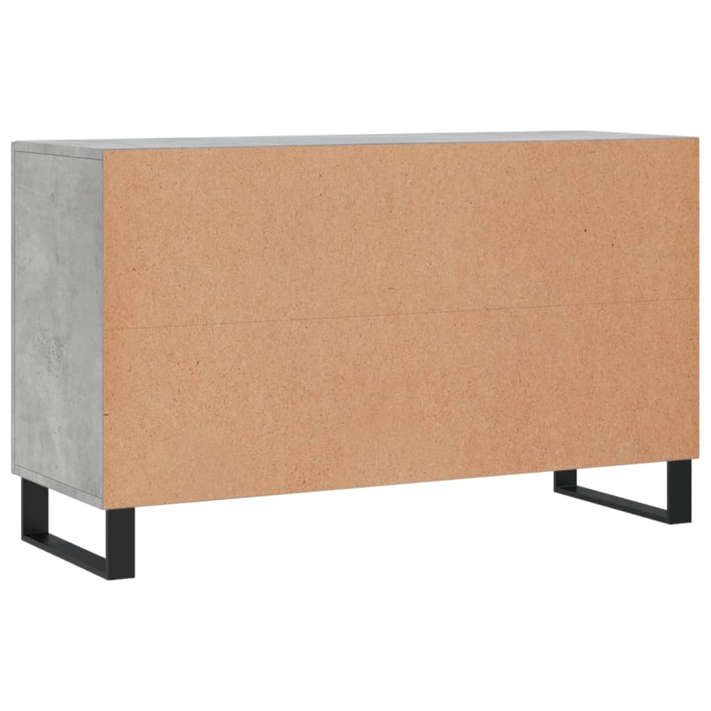 Sideboard | Concrete Grey | Engineered wood, Metal | 100cm x 36cm x 60cm