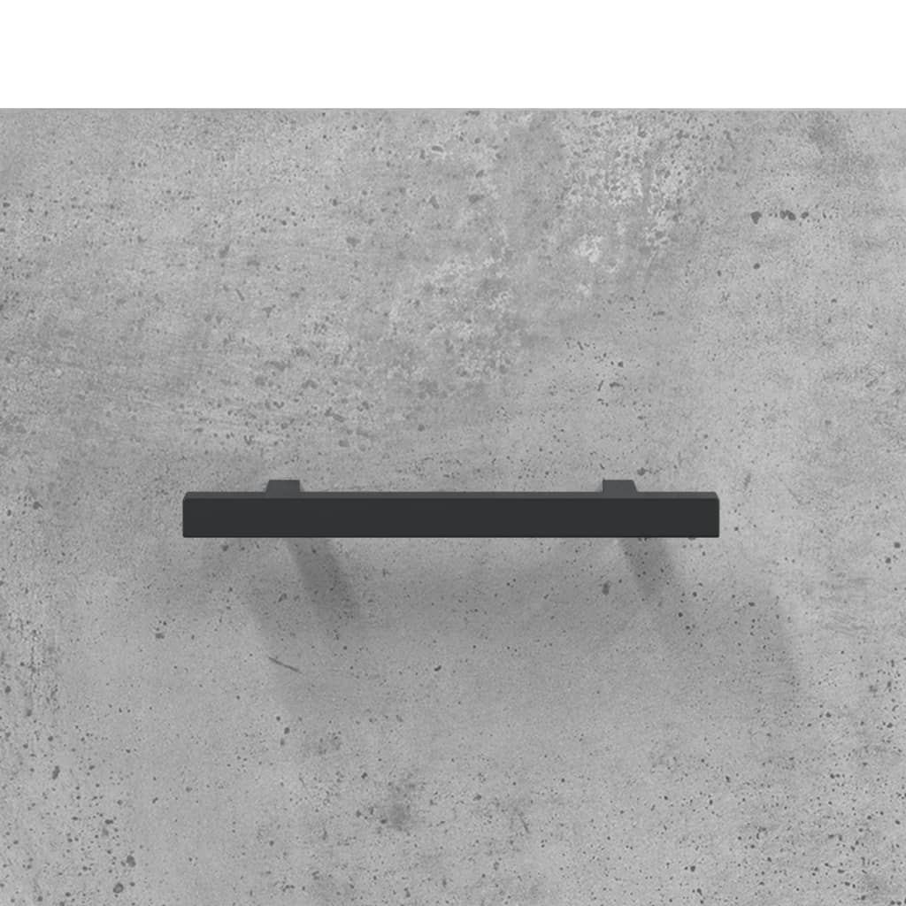 Sideboard | Concrete Grey | Engineered wood, Metal | 100cm x 36cm x 60cm