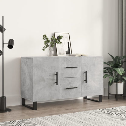Sideboard | Concrete Grey | Engineered wood, Metal | 100cm x 36cm x 60cm