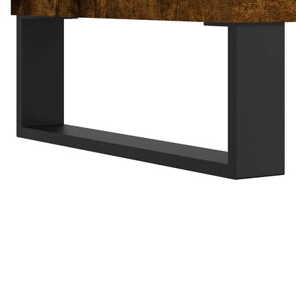 Sideboard Smoked Oak 100x36x60 cm Engineered Wood