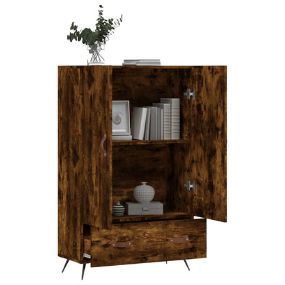 Highboard Smoked Oak 69.5x31x115 cm Engineered Wood