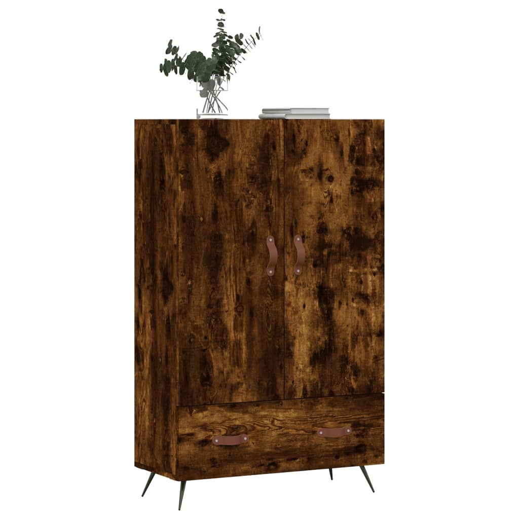 Highboard Smoked Oak 69.5x31x115 cm Engineered Wood