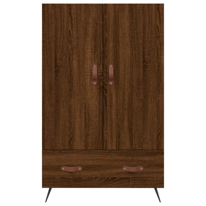 Highboard Brown Oak 69.5x31x115 cm Engineered Wood