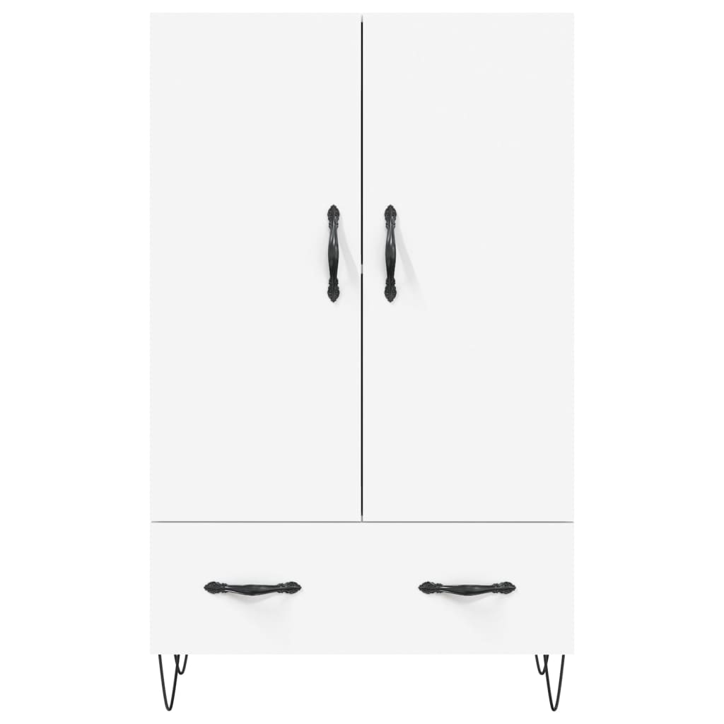 Highboard White 69.5x31x115 cm Engineered Wood