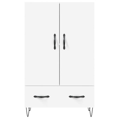 Highboard White 69.5x31x115 cm Engineered Wood