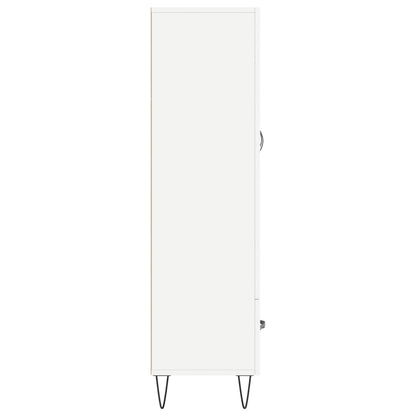 Highboard White 69.5x31x115 cm Engineered Wood