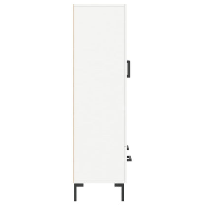 Highboard White 69.5x31x115 cm Engineered Wood