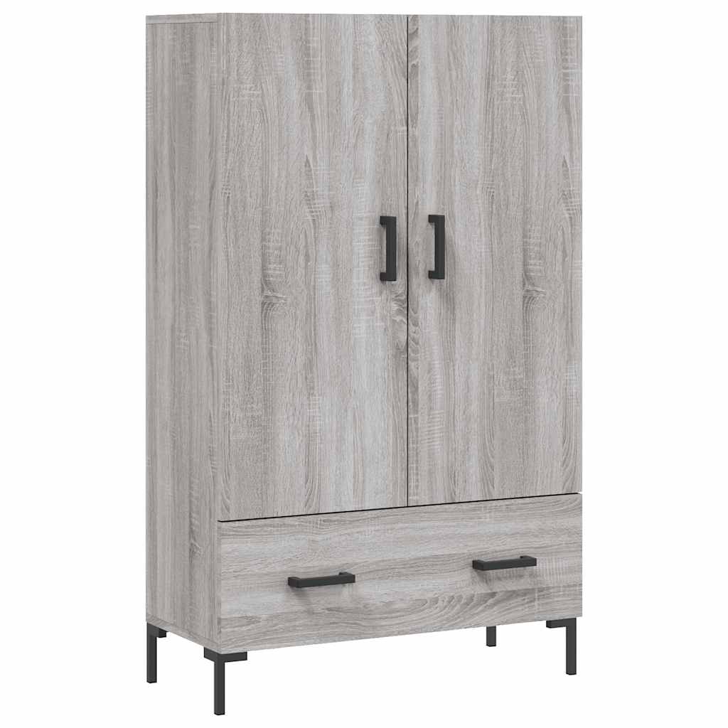 Highboard Grey Sonoma 69,5x31x115 cm Engineered Wood