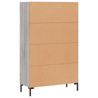 Highboard Grey Sonoma 69,5x31x115 cm Engineered Wood