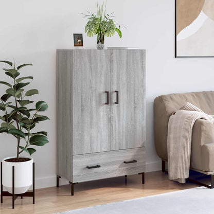 Highboard Grey Sonoma 69,5x31x115 cm Engineered Wood