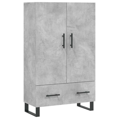 Highboard Concrete Grey 69.5x31x115 cm Engineered Wood