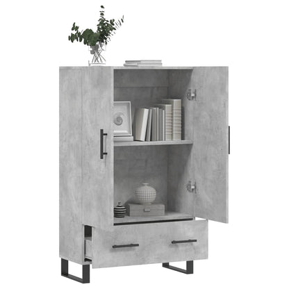 Highboard Concrete Grey 69.5x31x115 cm Engineered Wood