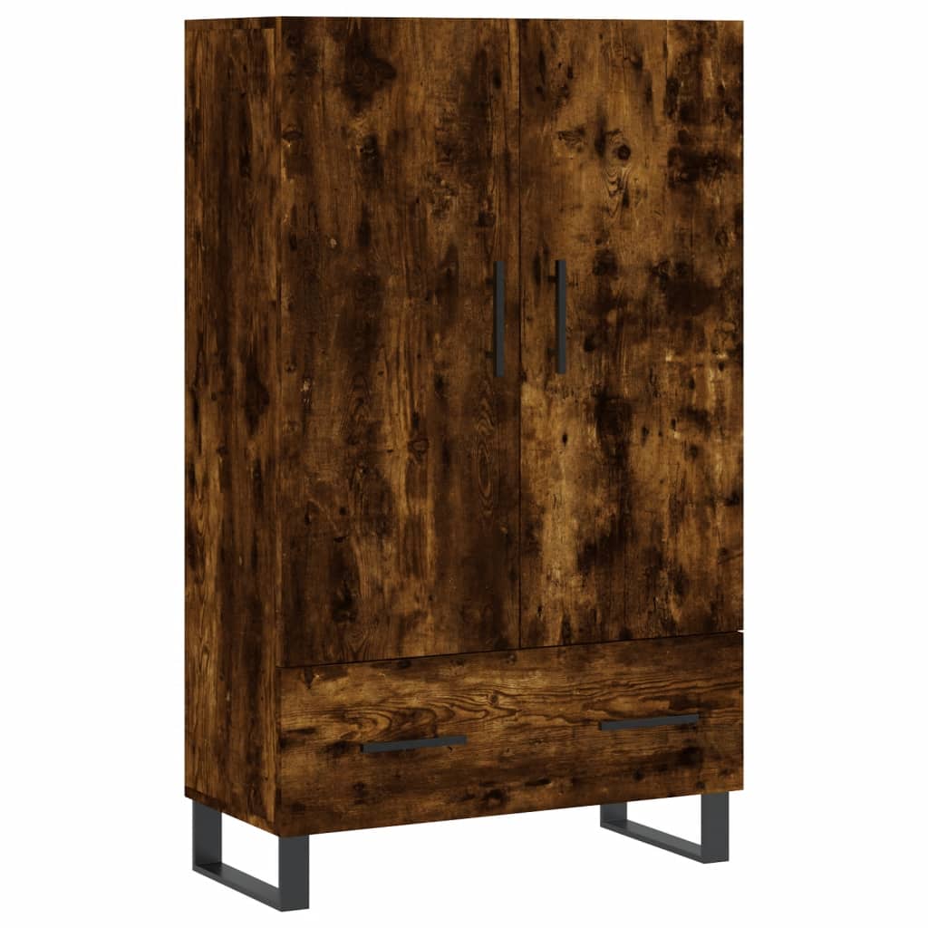 Highboard Smoked Oak 69.5x31x115 cm Engineered Wood