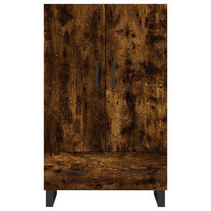 Highboard Smoked Oak 69.5x31x115 cm Engineered Wood