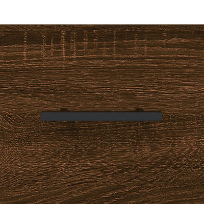 Highboard Brown Oak 69.5x31x115 cm Engineered Wood