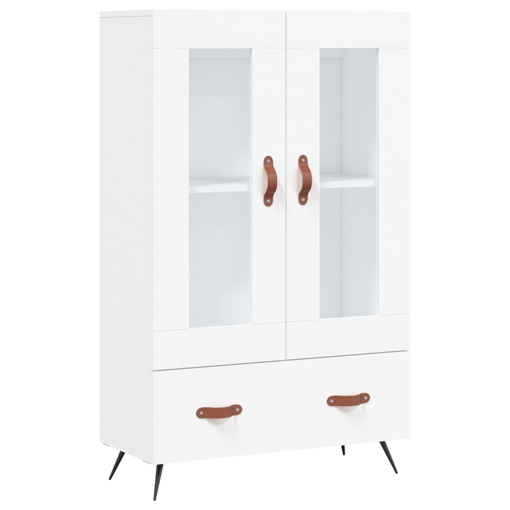 Highboard White 69,5x31x115 cm Engineered Wood