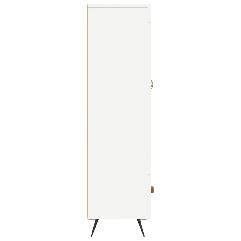 Highboard White 69,5x31x115 cm Engineered Wood