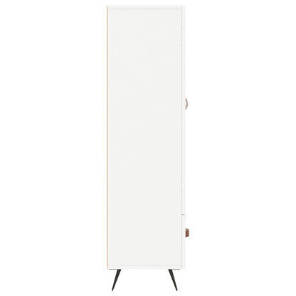 Highboard White 69,5x31x115 cm Engineered Wood