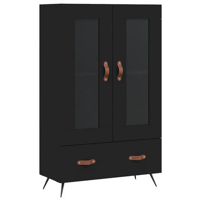 Highboard Black 69,5x31x115 cm Engineered Wood