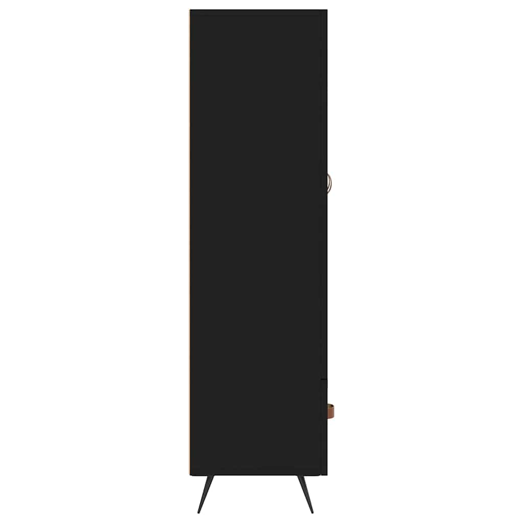 Highboard Black 69,5x31x115 cm Engineered Wood