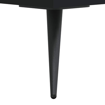 Highboard Black 69,5x31x115 cm Engineered Wood