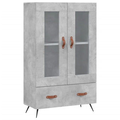 Highboard Concrete Grey 69,5x31x115 cm Engineered Wood