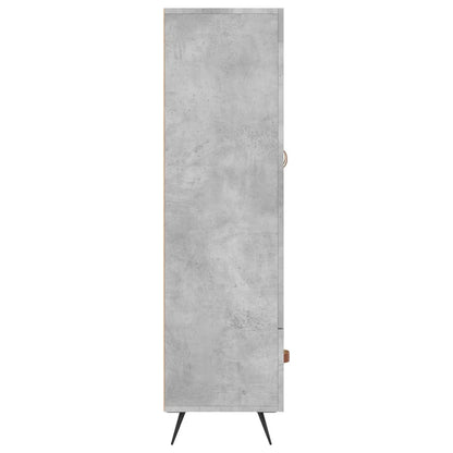 Highboard Concrete Grey 69,5x31x115 cm Engineered Wood