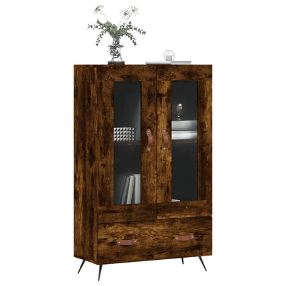 Highboard Smoked Oak 69,5x31x115 cm Engineered Wood
