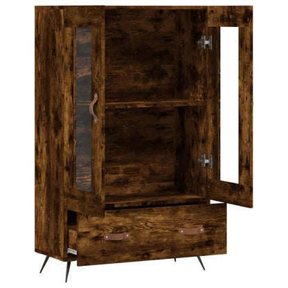 Highboard Smoked Oak 69,5x31x115 cm Engineered Wood