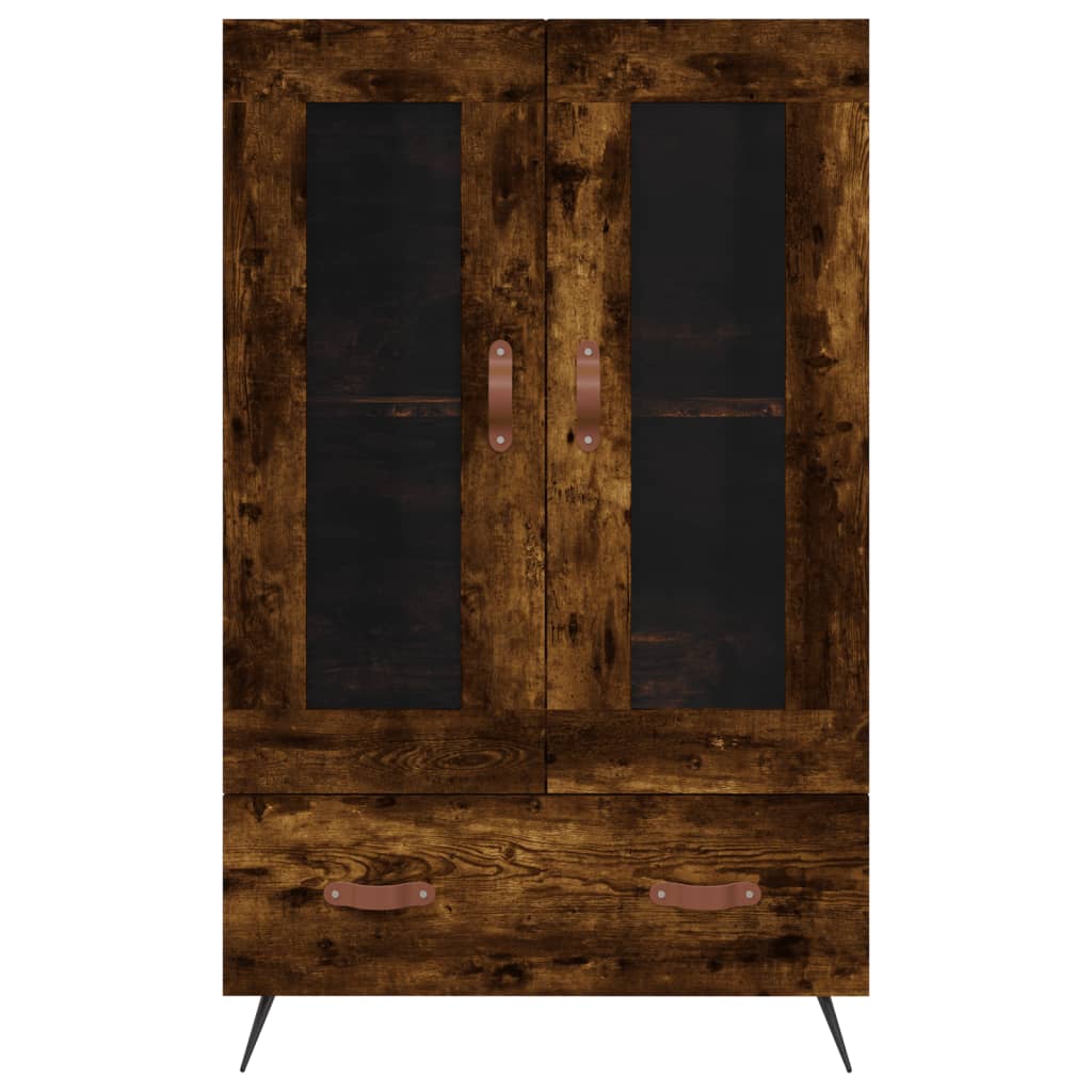 Highboard Smoked Oak 69,5x31x115 cm Engineered Wood