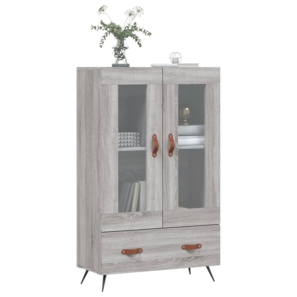 Highboard Grey Sonoma 69.5x31x115 cm Engineered Wood
