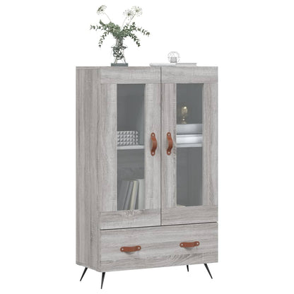 Highboard Grey Sonoma 69.5x31x115 cm Engineered Wood