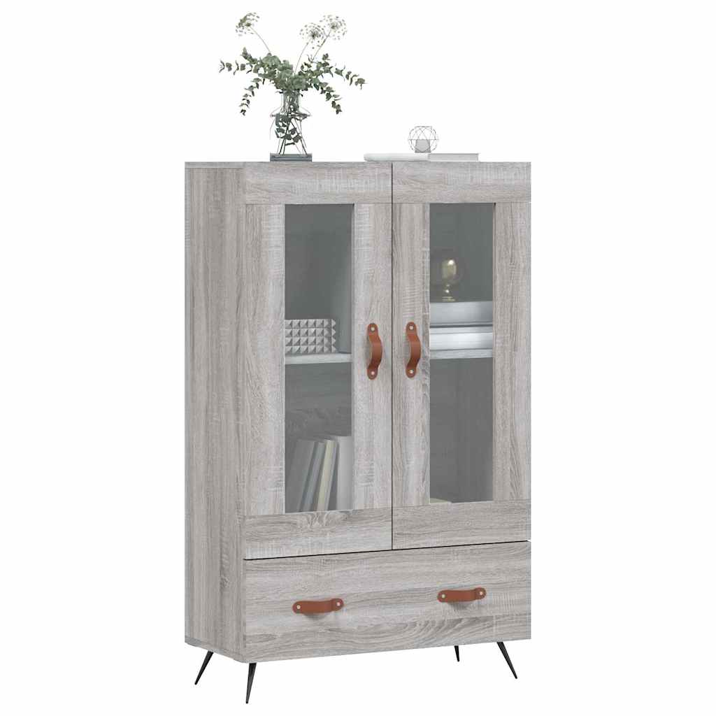 Highboard Grey Sonoma 69,5x31x115 cm Engineered Wood