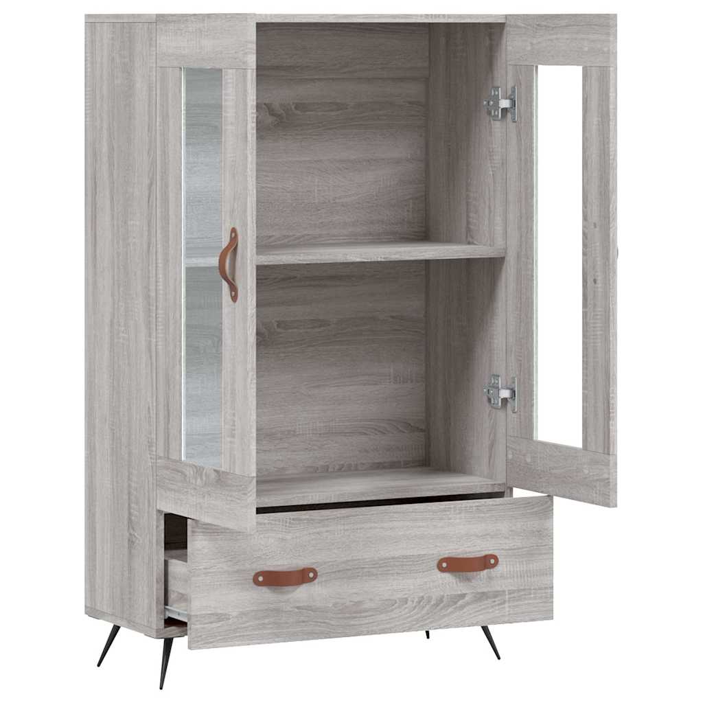 Highboard Grey Sonoma 69,5x31x115 cm Engineered Wood